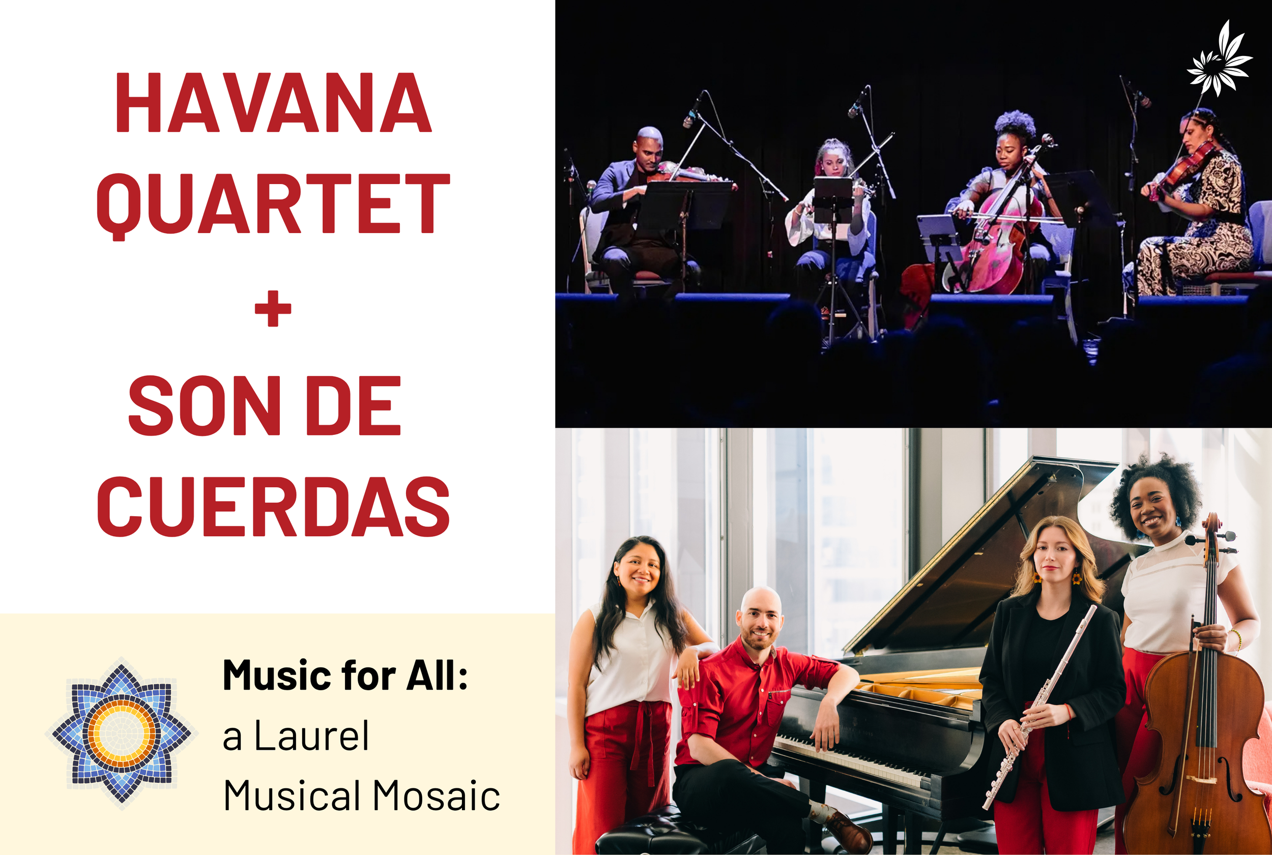 Laurel Presents: Son de Cuerdas + Havana Quartet