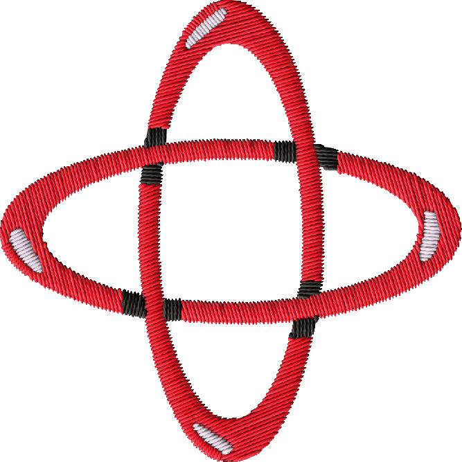 Embroidered Solomon's Knot