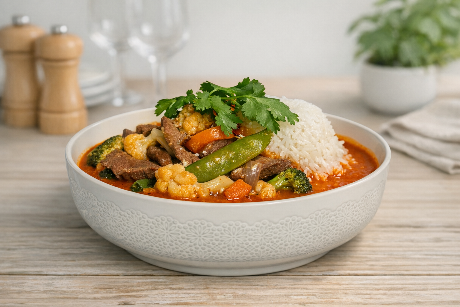Thursday 25 June - Sunset Coconut Curry with Beef