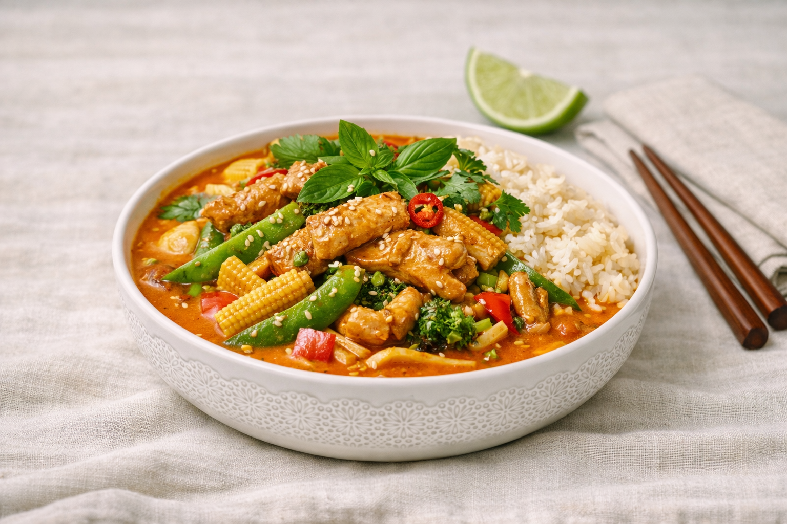 Wednesday 22 April - Sunset Coconut Curry