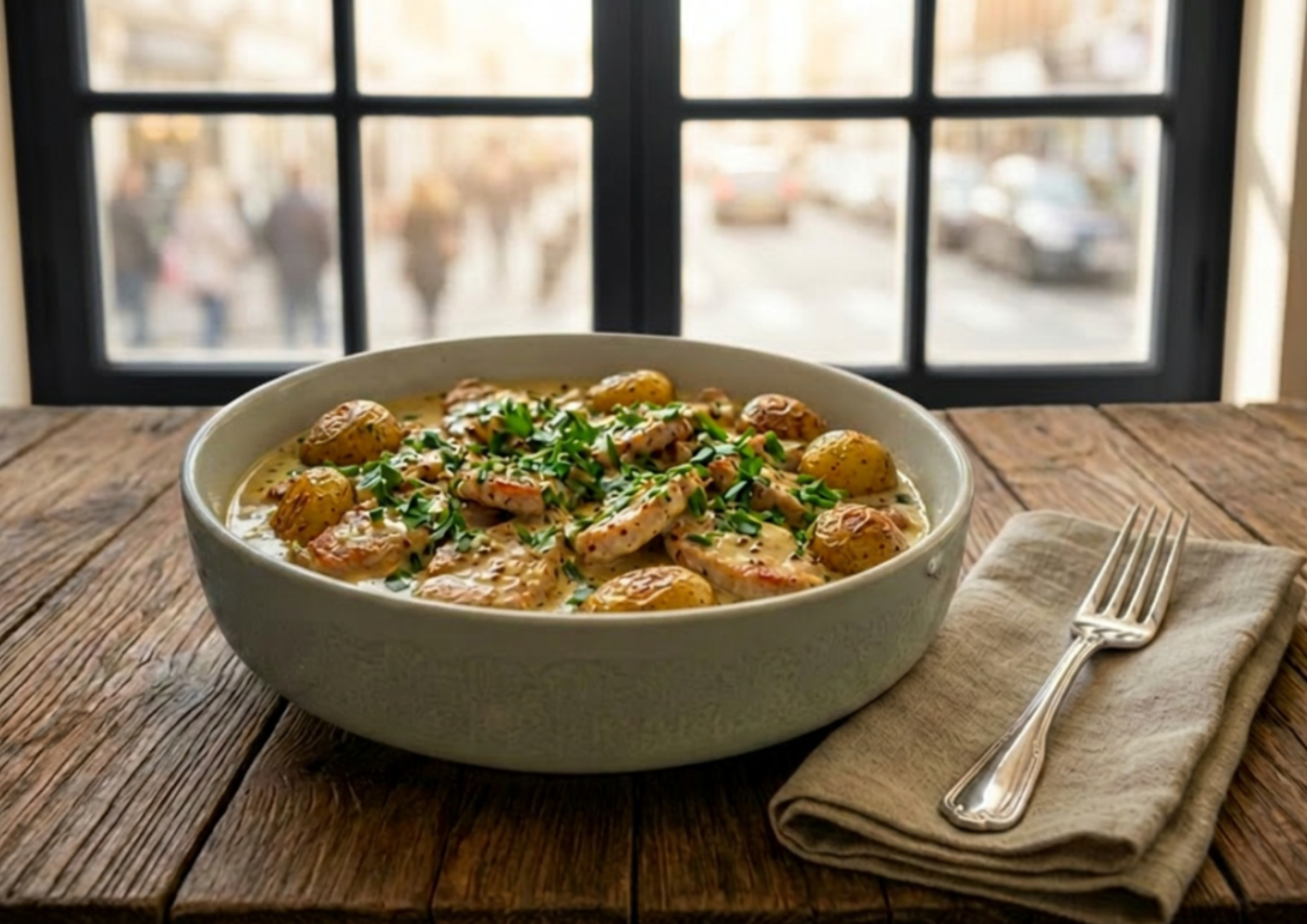 Wednesday 1 July - Pork Scallopine in Dijon Cream