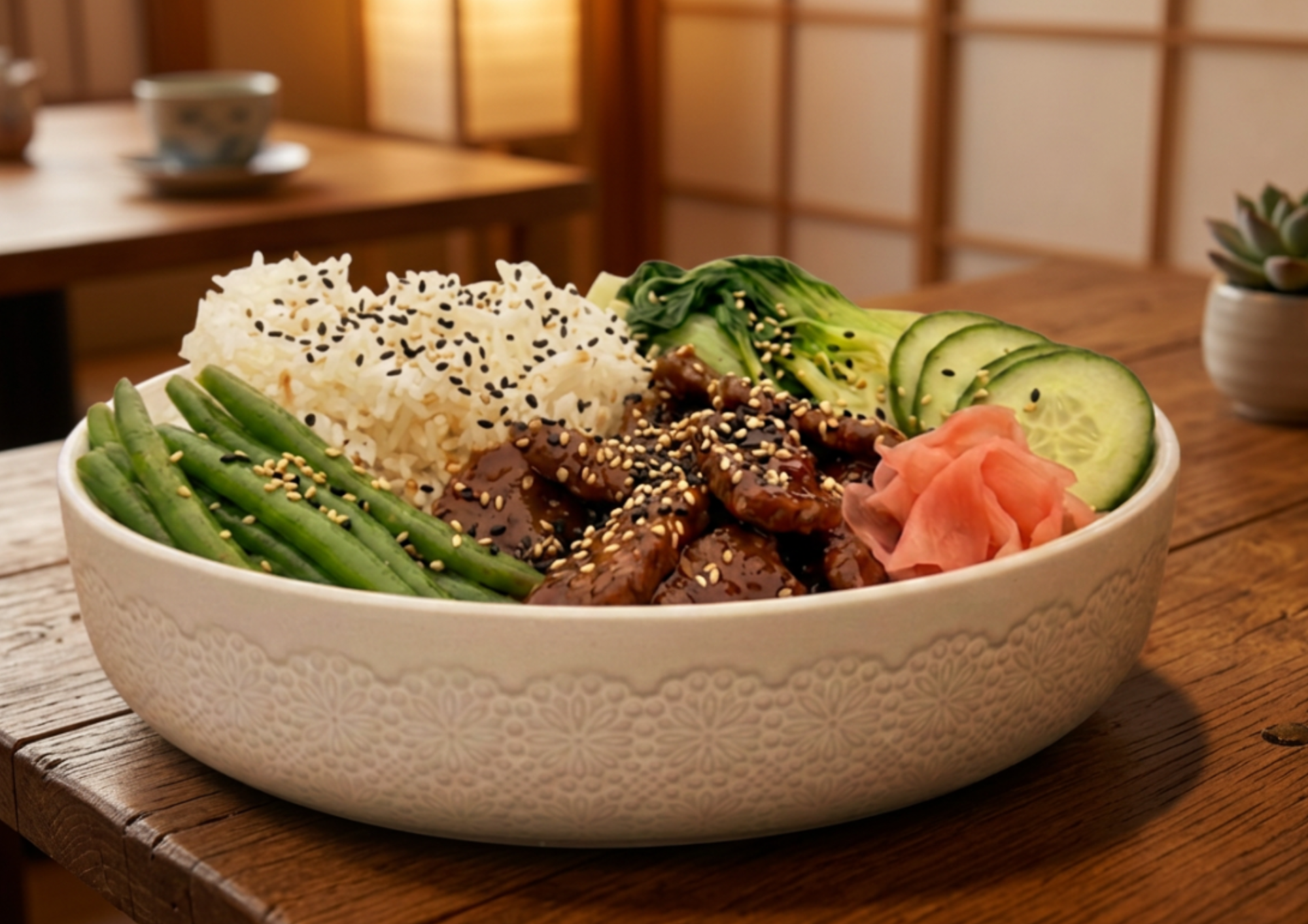 Tuesday 21 July - Teriyaki Beef Rice & Greens Bowl