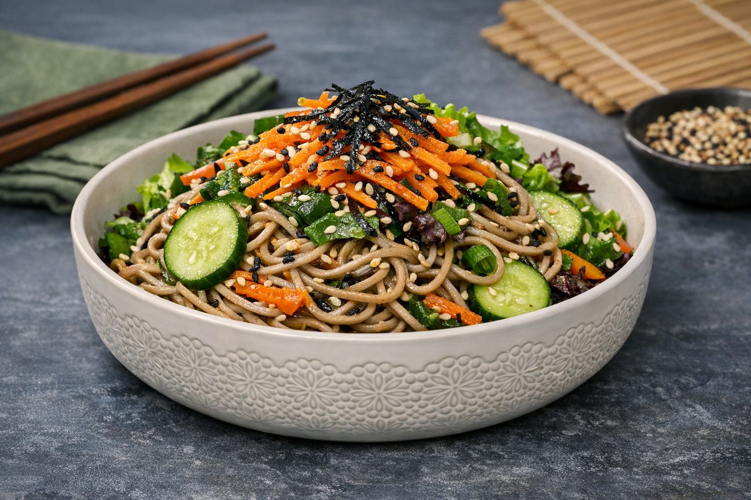 Tuesday 21 April - Japanese Inspired Soba Salad with Pickled Carrot