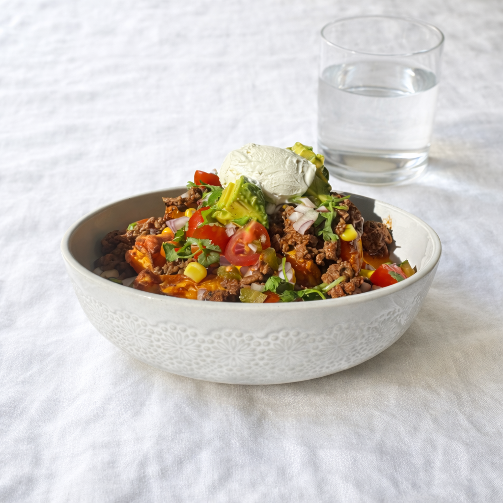 Friday 24 April - Loaded Sweet Potato Wedges