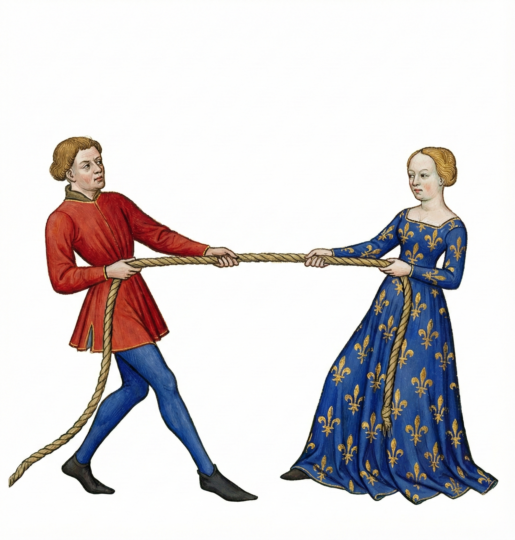 renaissance era painting of people playing chess