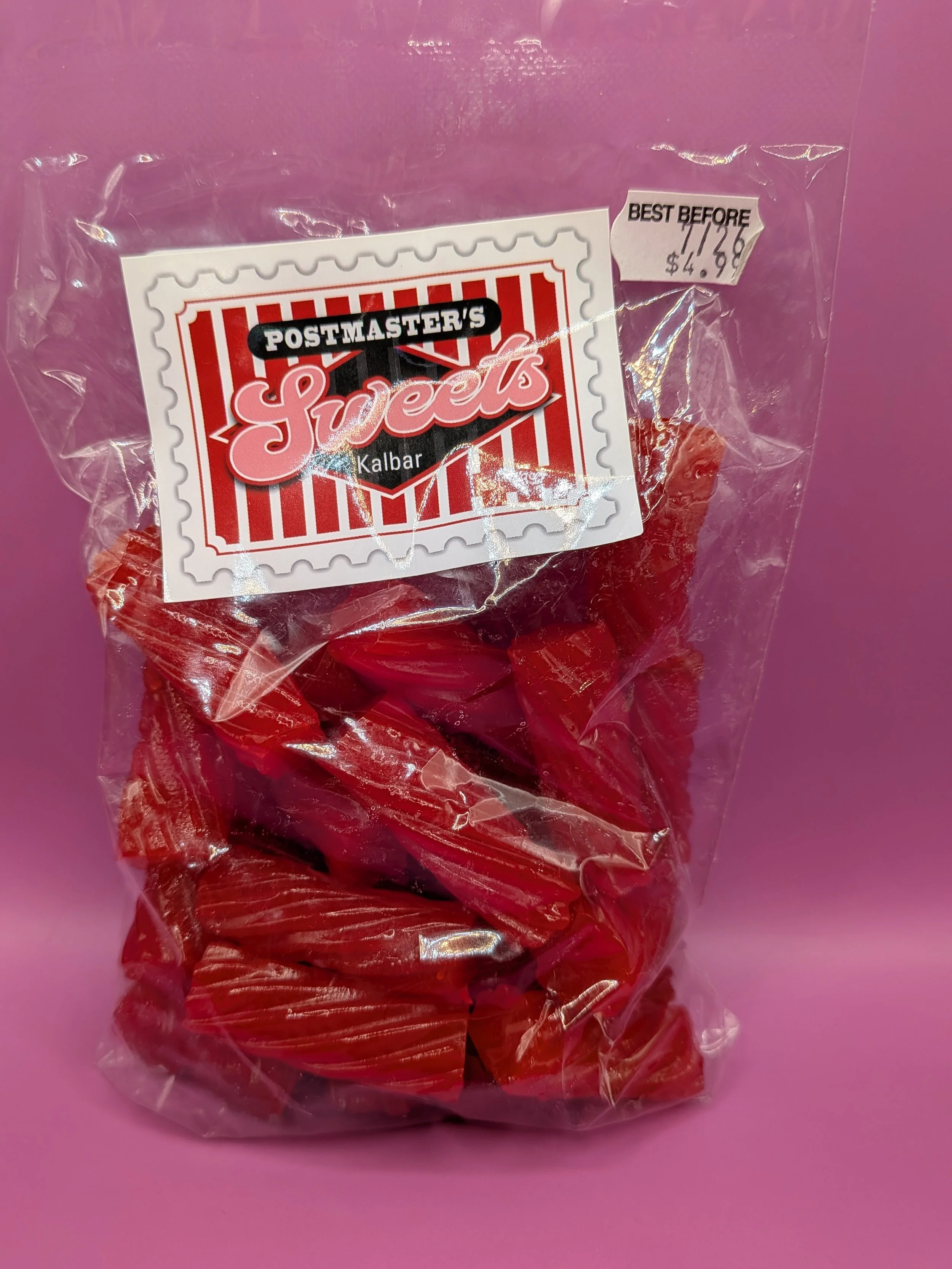 Strawberry Twists (Darrel Lea) - 200g