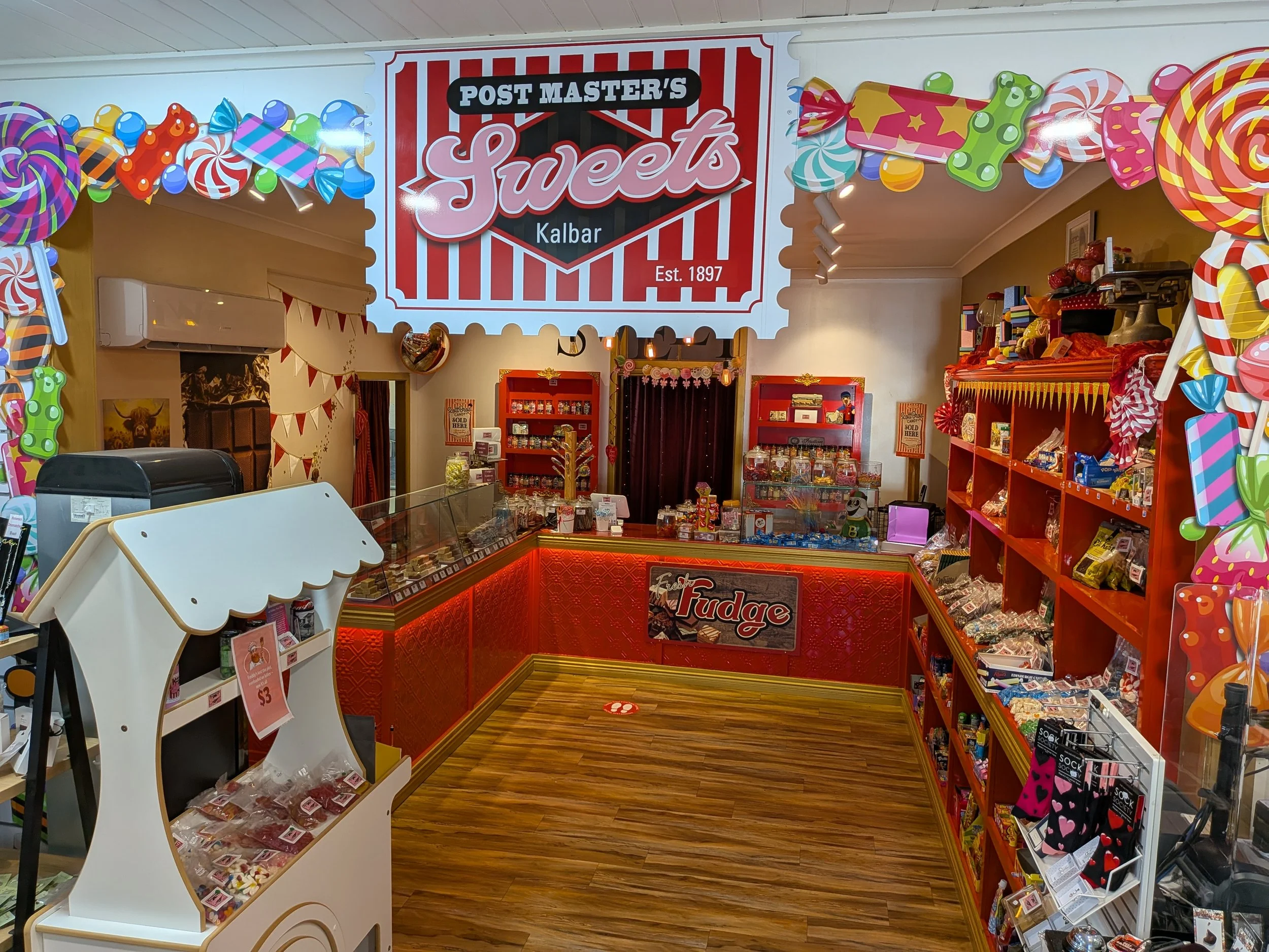 Postmaster's Sweets shop floor