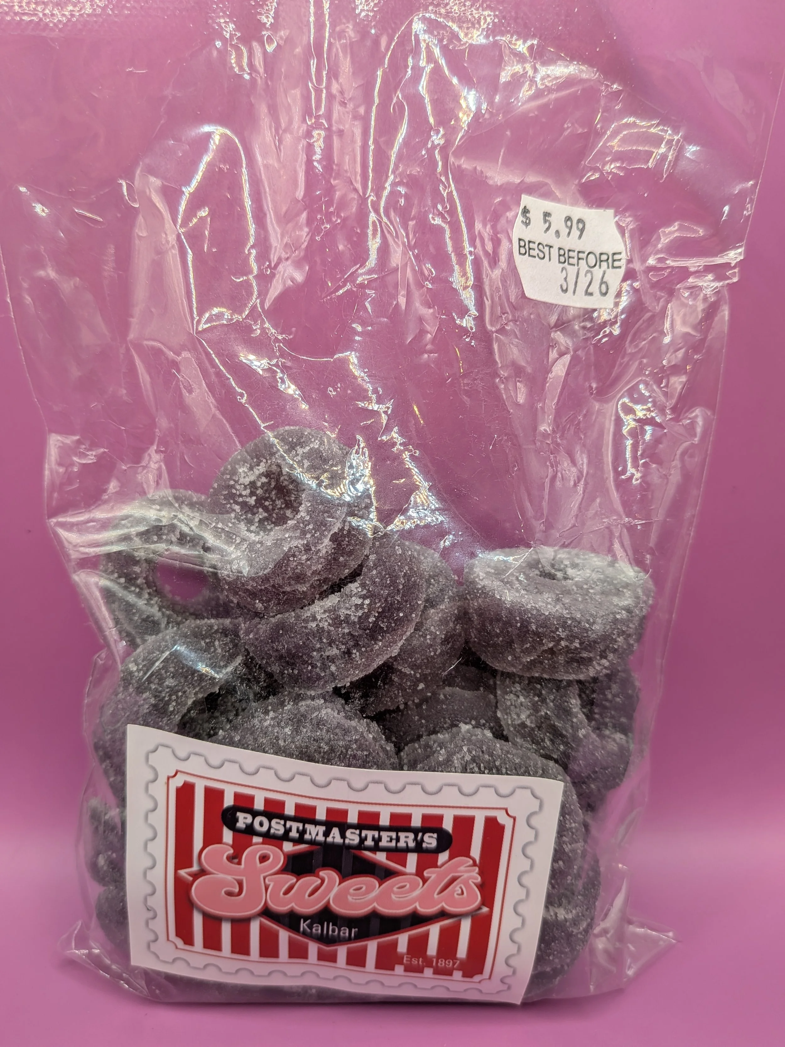 Aniseed Twist Rings - 200g