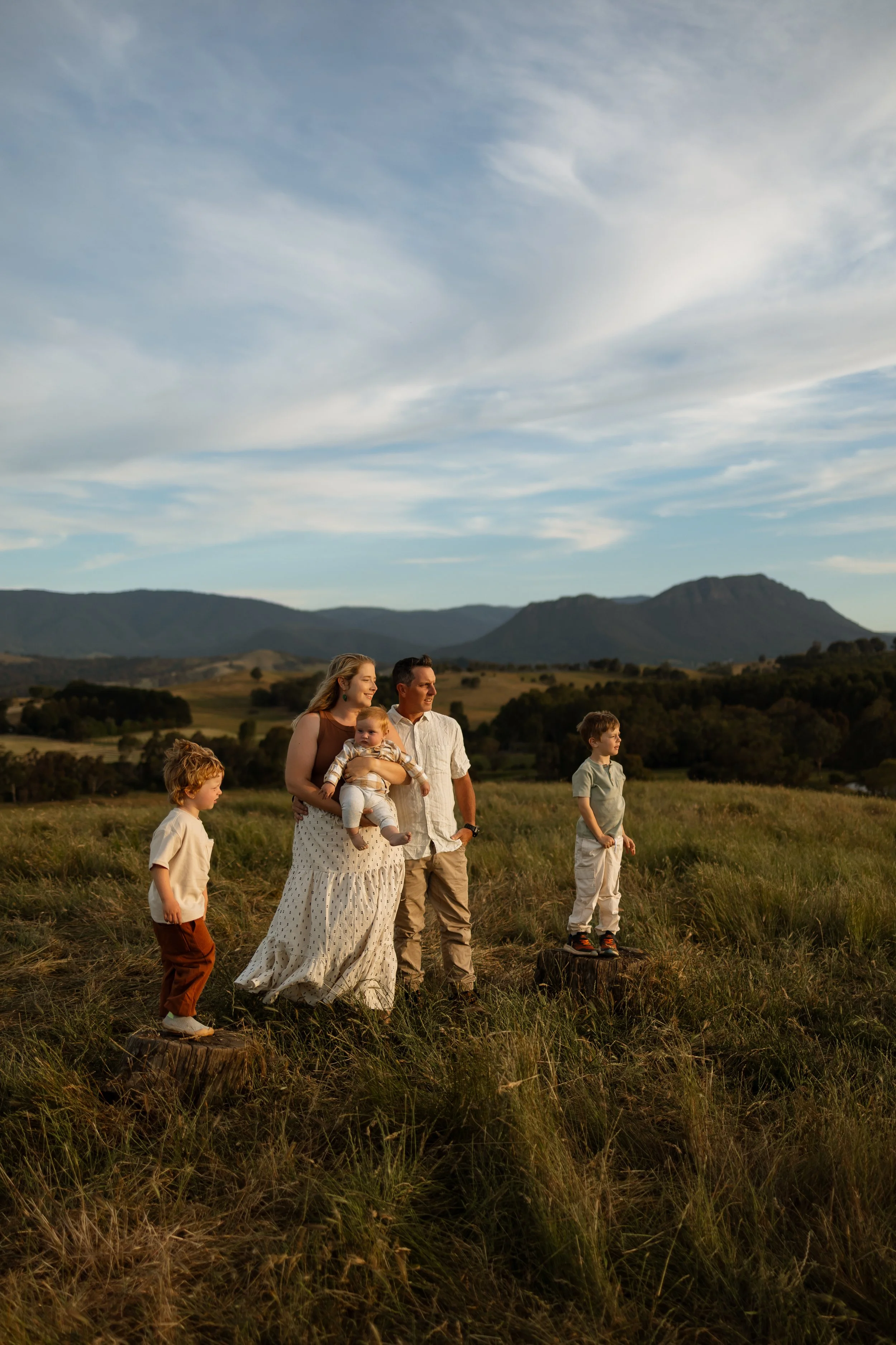 Family photos with The Cathedrals