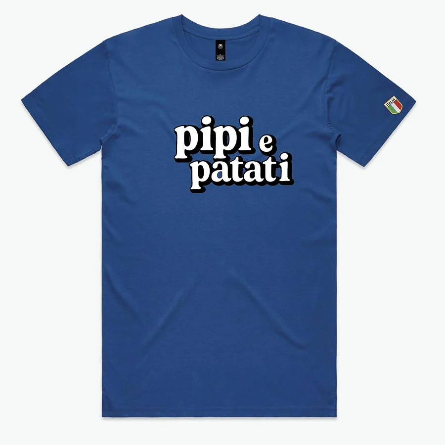 PIPI E PATATI TEE (MENS) BLUE
