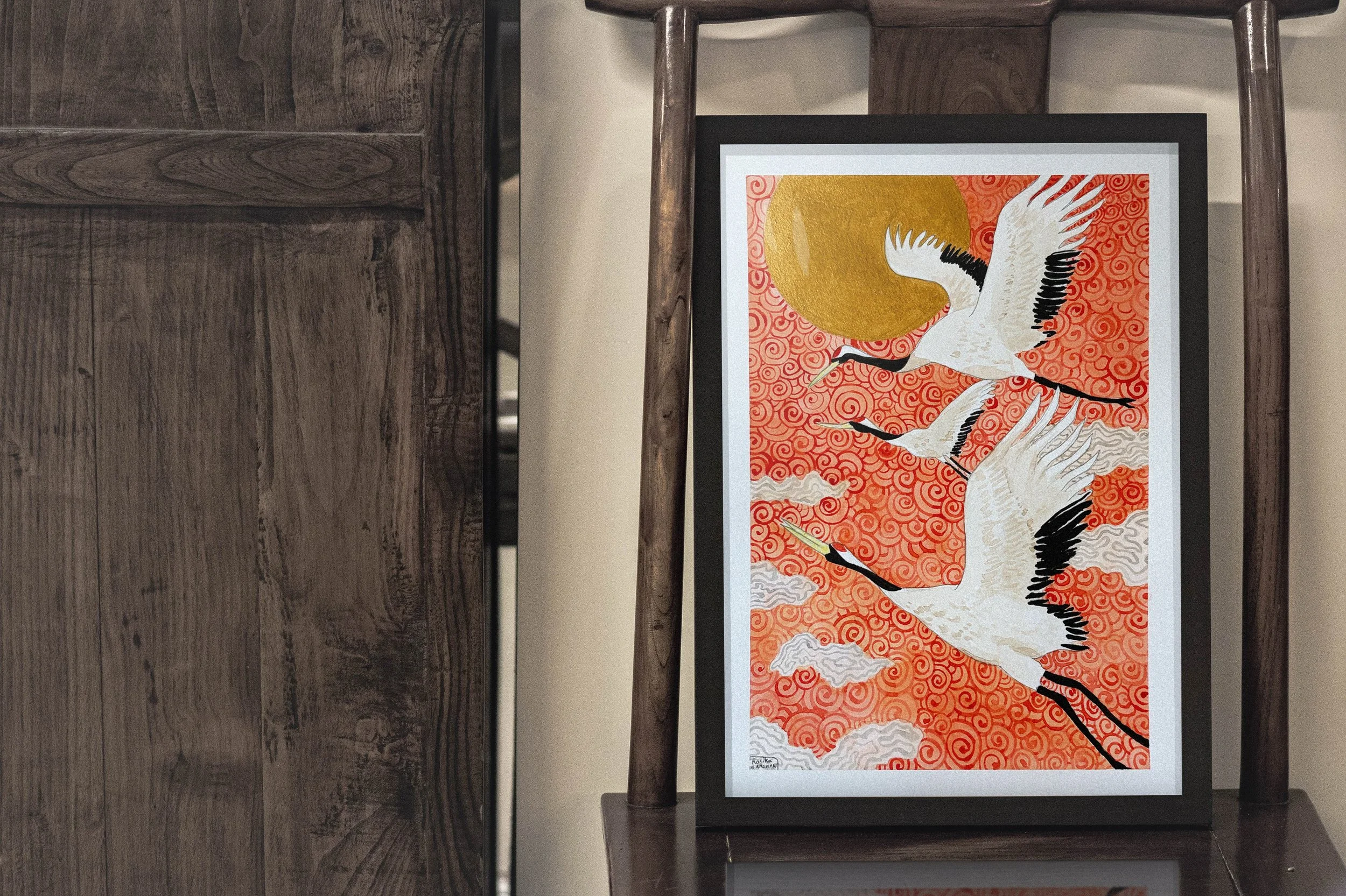 Crowded Sky - Original Watercolour Painting