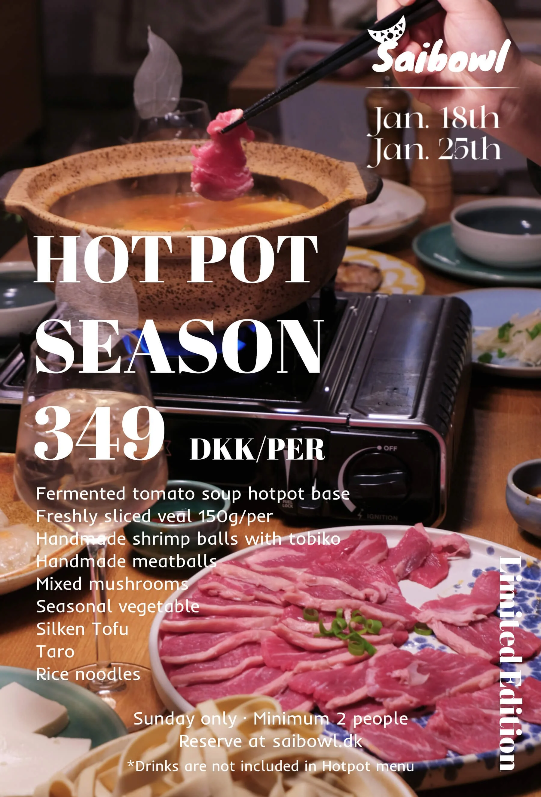 Saibowl Hot Pot Season - Reservation