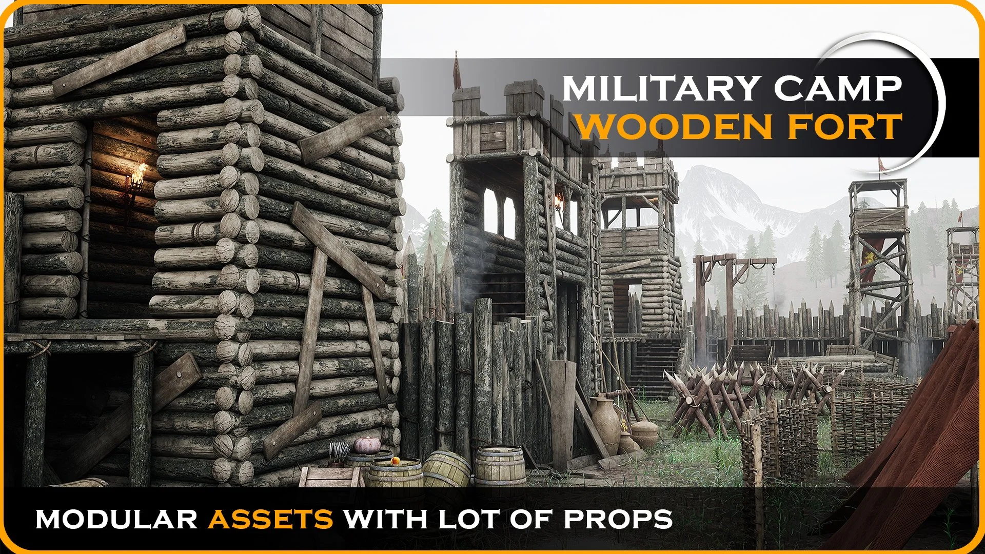 Medieval Wooden Fortress