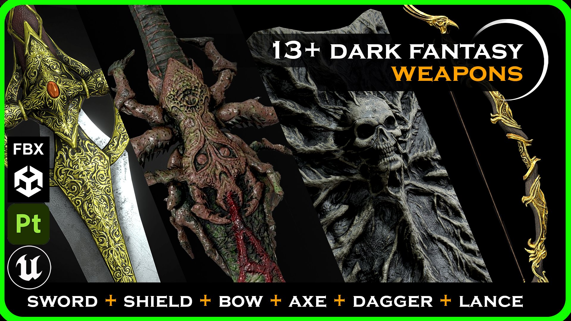 Dark Fantasy Weapons 13+