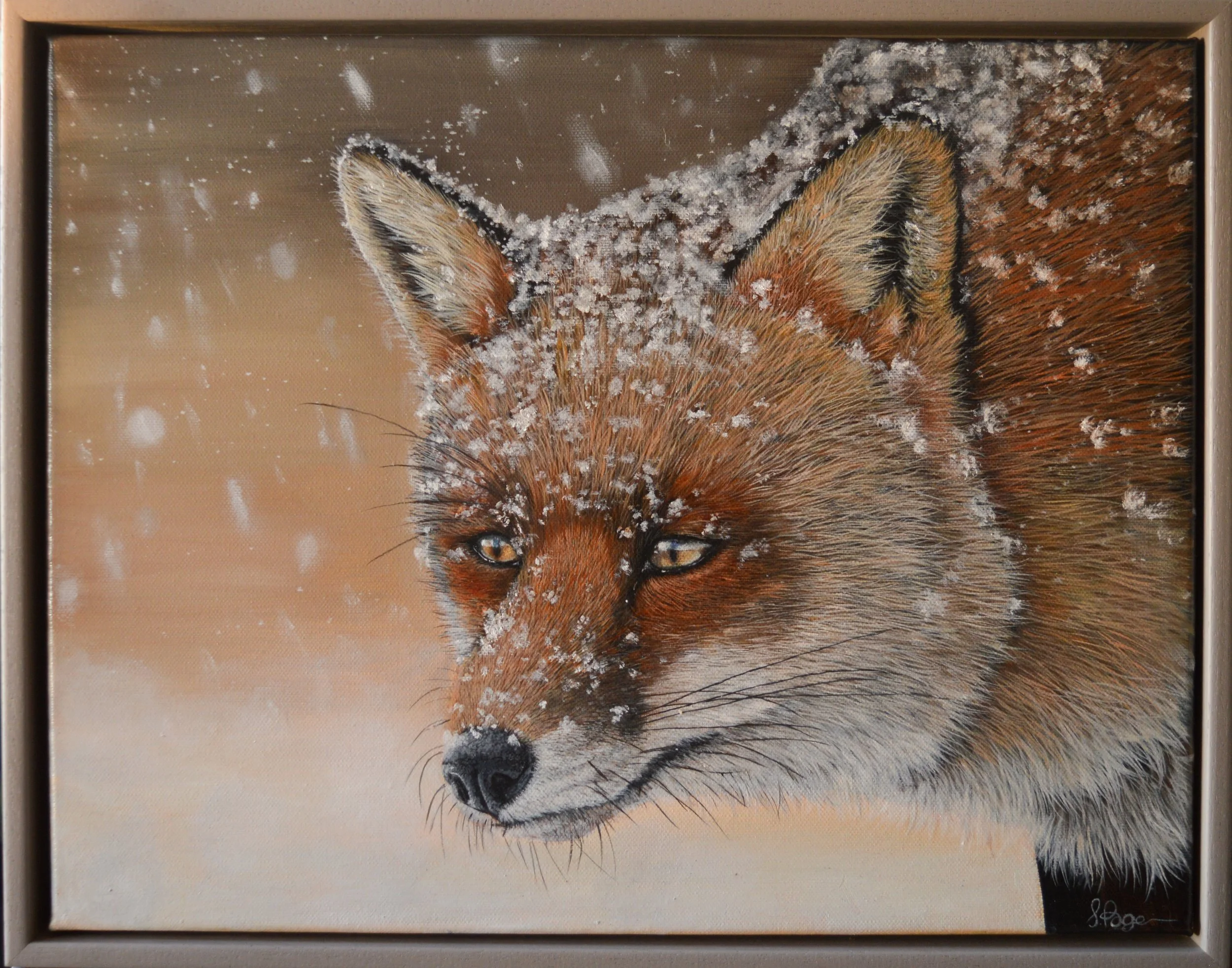 “Endurance”
Oil on cotton 
Framed