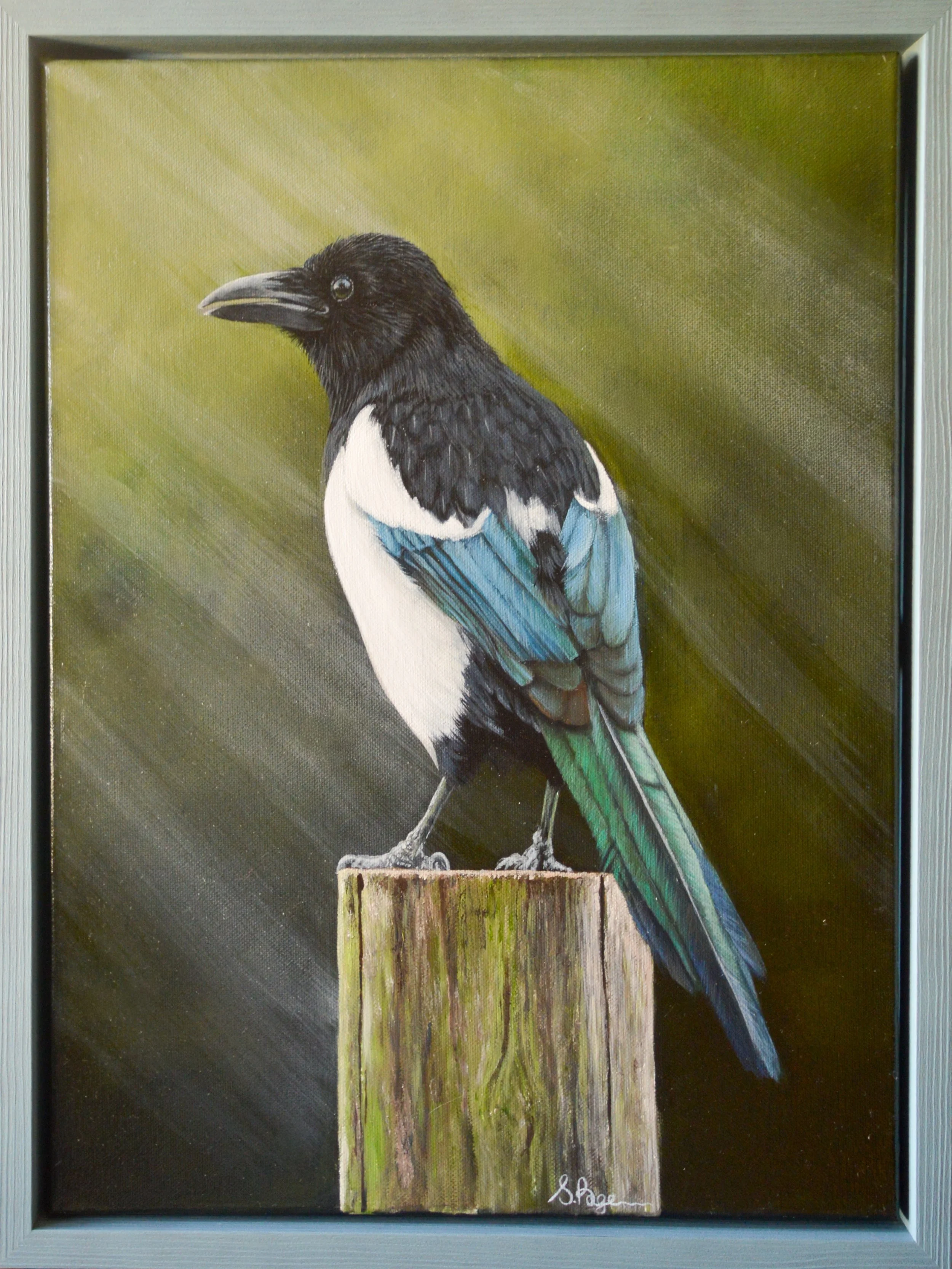 “Speak of Sorrow”
Oil on cotton
Framed