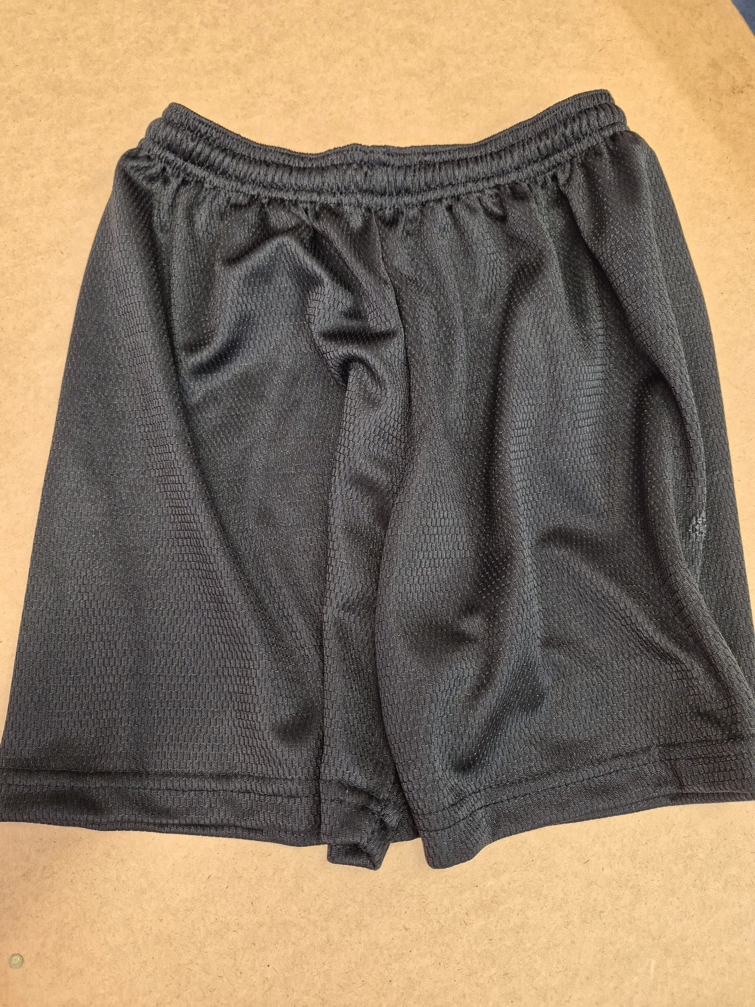 St Barts black sports shorts.