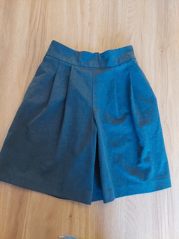 Smart school culottes. Grey. 8-9y. M&S