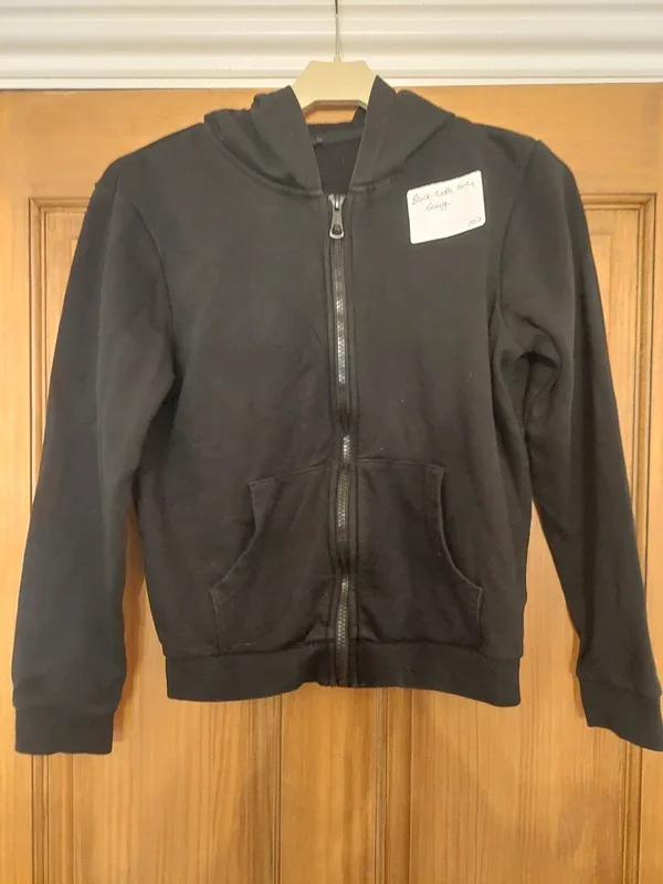 Black hoodie. 10-11y. George