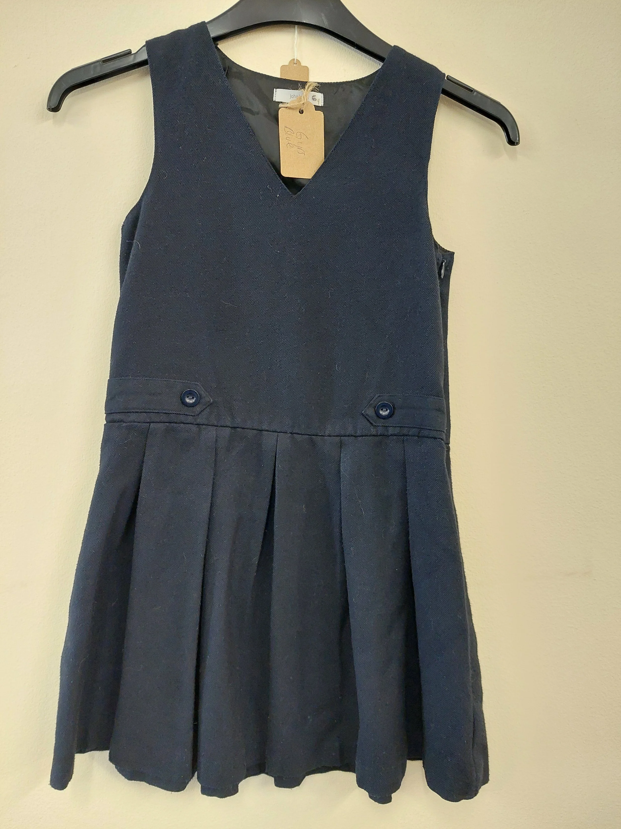 Black and Blue pinafores - V-neck