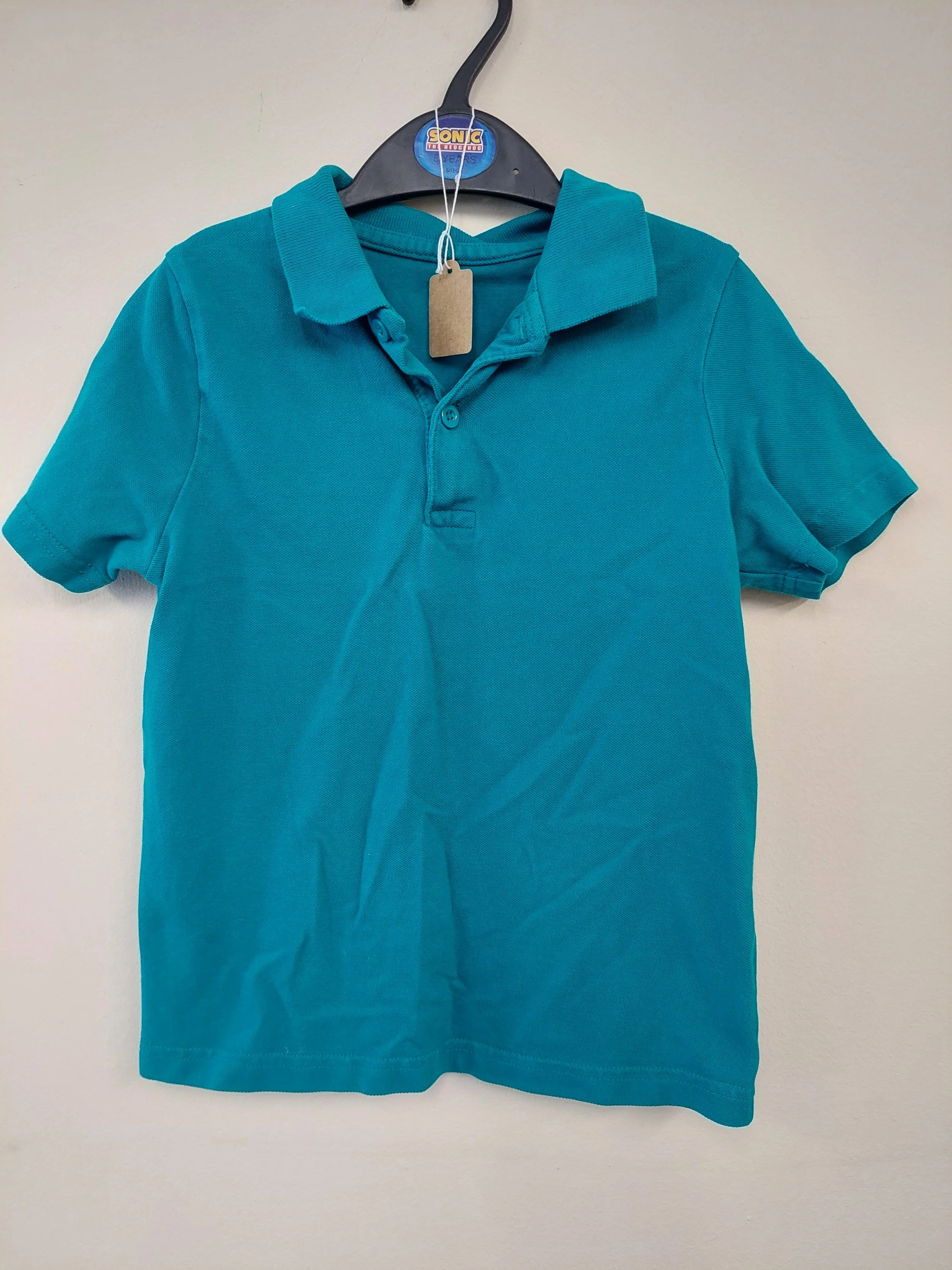 Teal polo tops