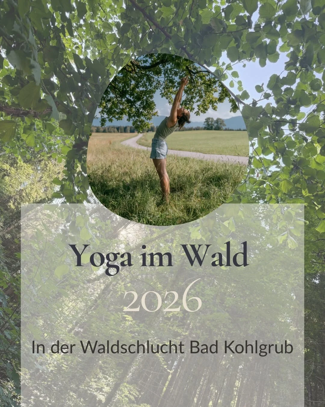 Ein Vormittag in der Natur mit Yoga, Soundbath und ganz viel Genu&szlig; gef&auml;llig? Mitten in der Natur in der Waldschlucht in Bad Kohlgrub kannst du runterfahren und dir etwas Gutes tun&hellip;