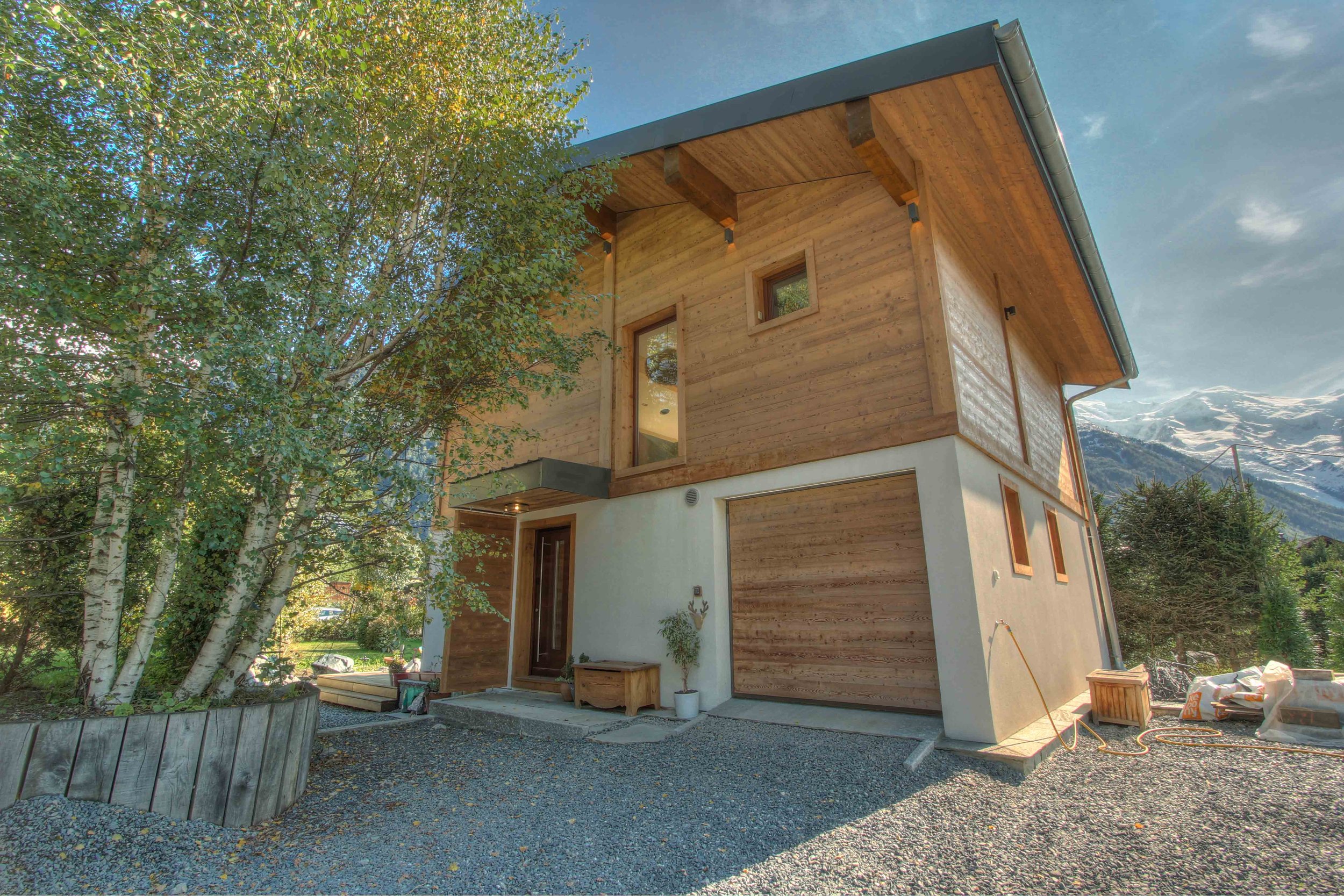 Chamonix chalet built using SIP panels