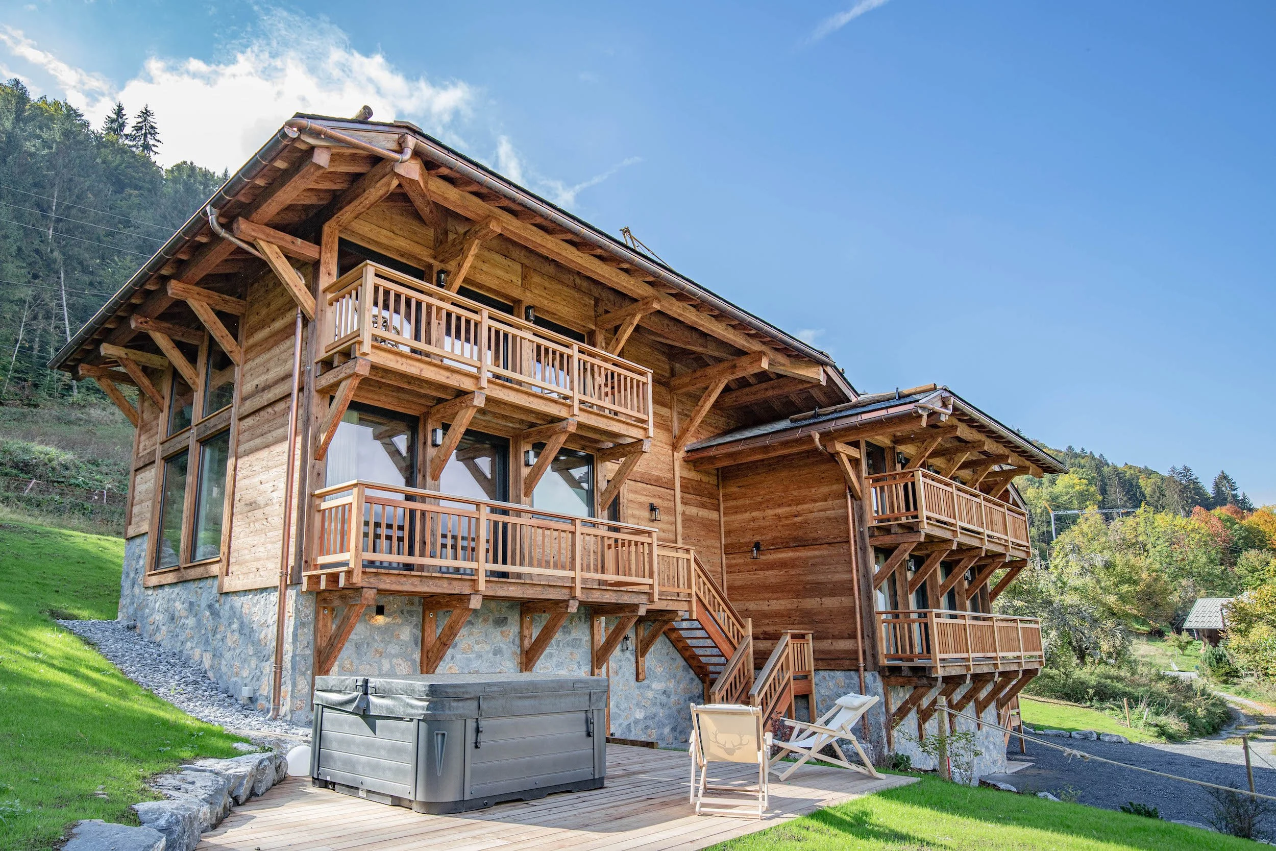 Chalet Balmat constructed using SIPs