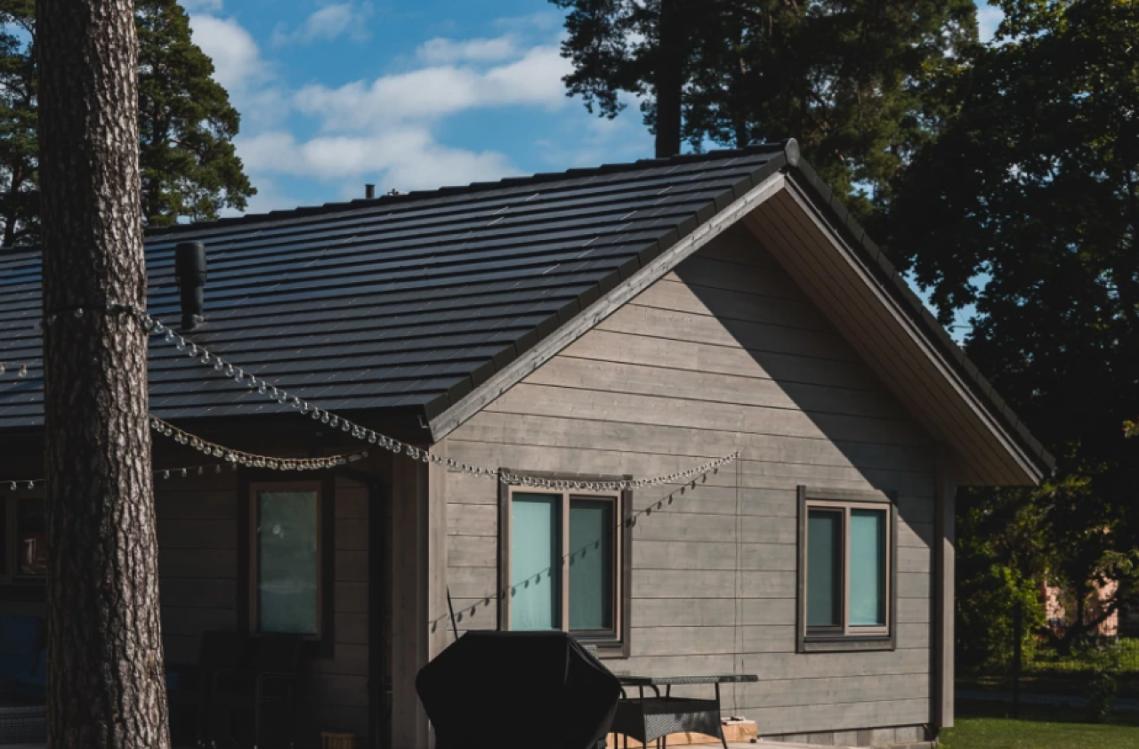 solarstone tiled roof