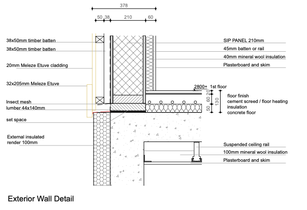 SIP construction detail