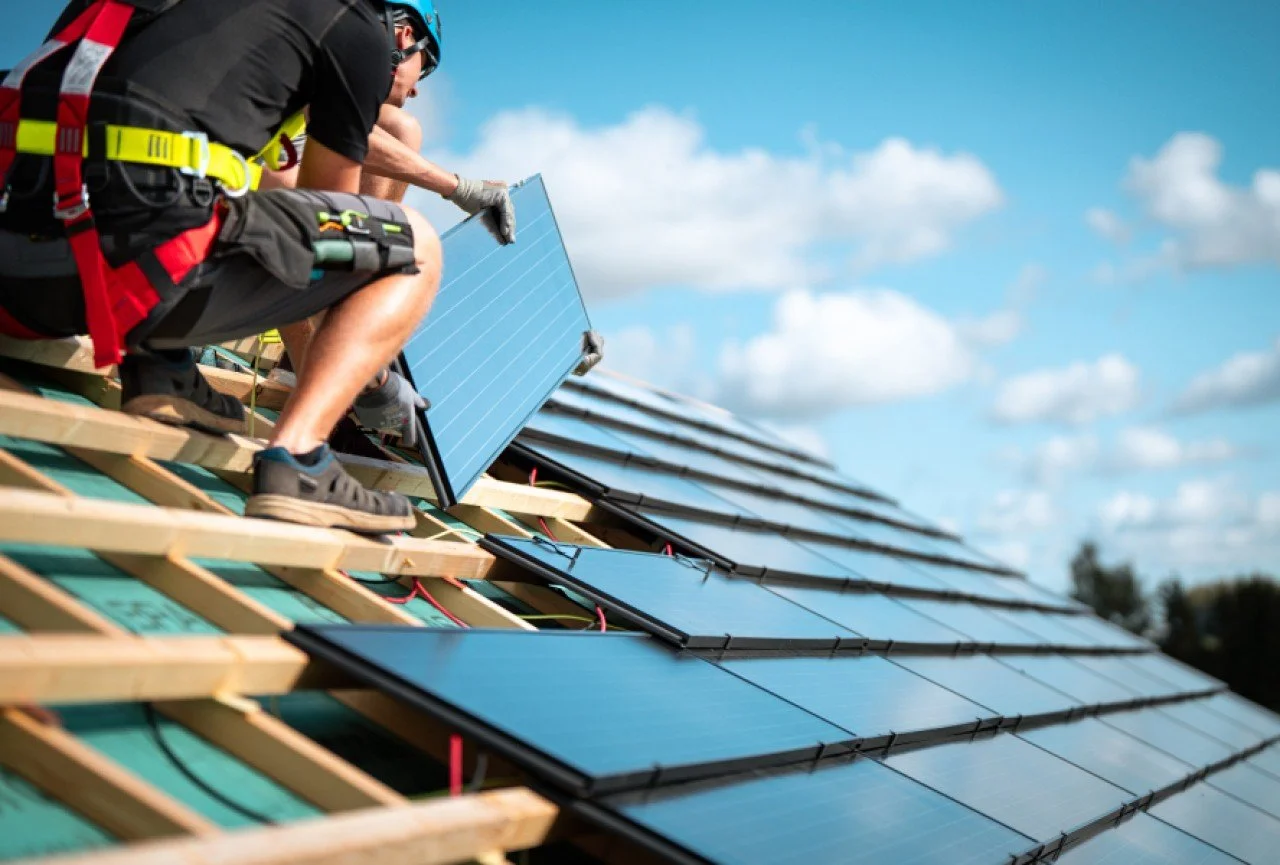 solarstone roof assembly