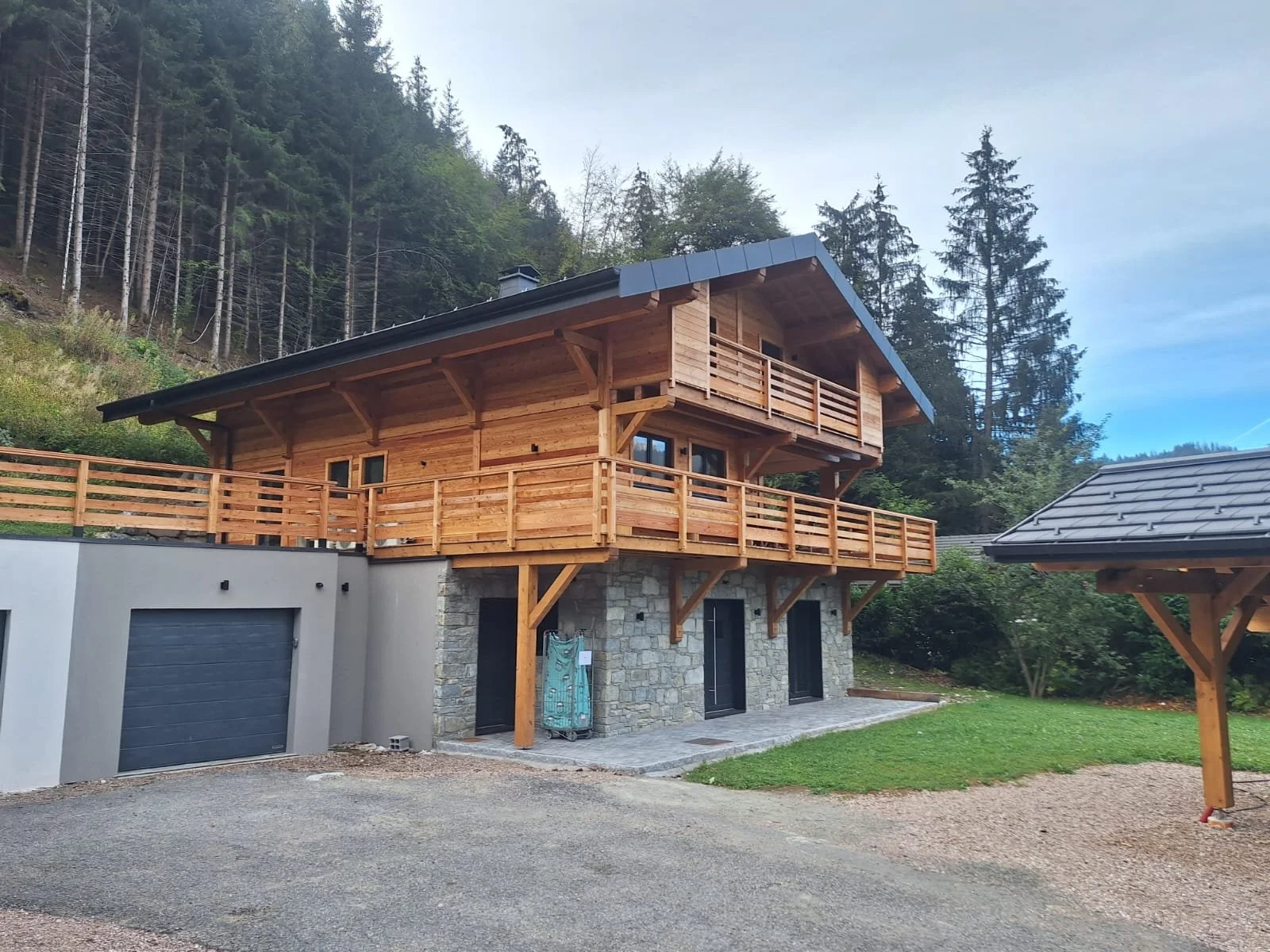 modern sip chalet alps