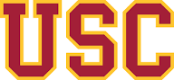University of Southern California (USC) logo in maroon and gold colors