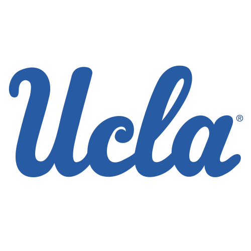 UCLA logo in blue cursive font.