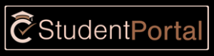 Student Portal logo with a stylized book and the text 'Student Portal'.