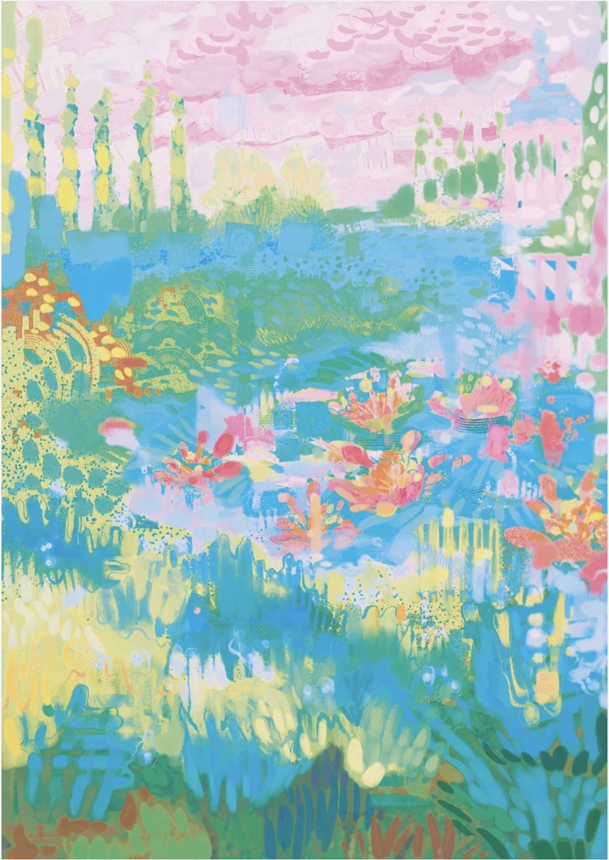 Garden Study in High Key and Chroma, 2026