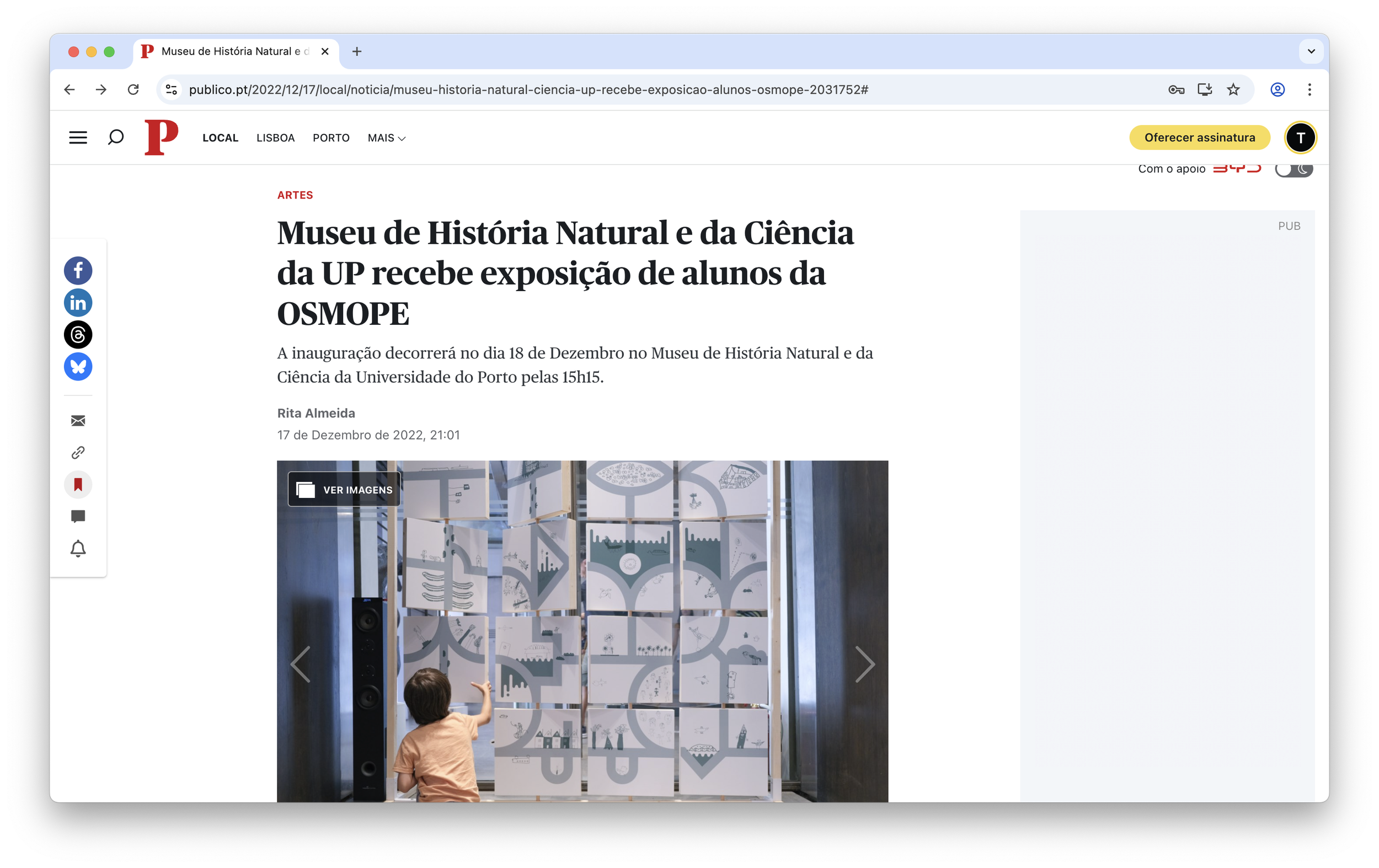 COTA 1,20 no Jornal Público