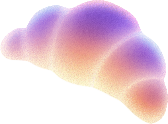 Abstract digital art with soft gradient colors blending purple, pink, and peach.