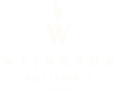 Logo der Weingrün Rotisserie, Berlin.