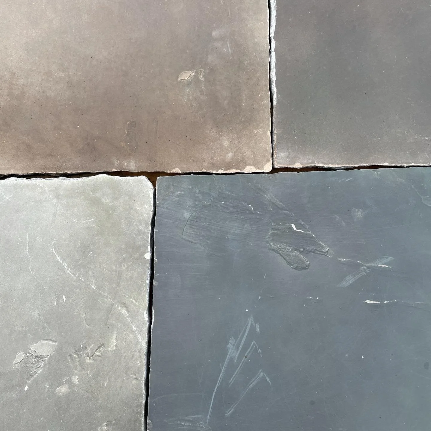 Picking a floor tile for our hallway, love the colours of these slates and limestones, too much choice to choose from and currently researching options re which works for sustainability and durability (we have a dog) without costing a fortune. Local 