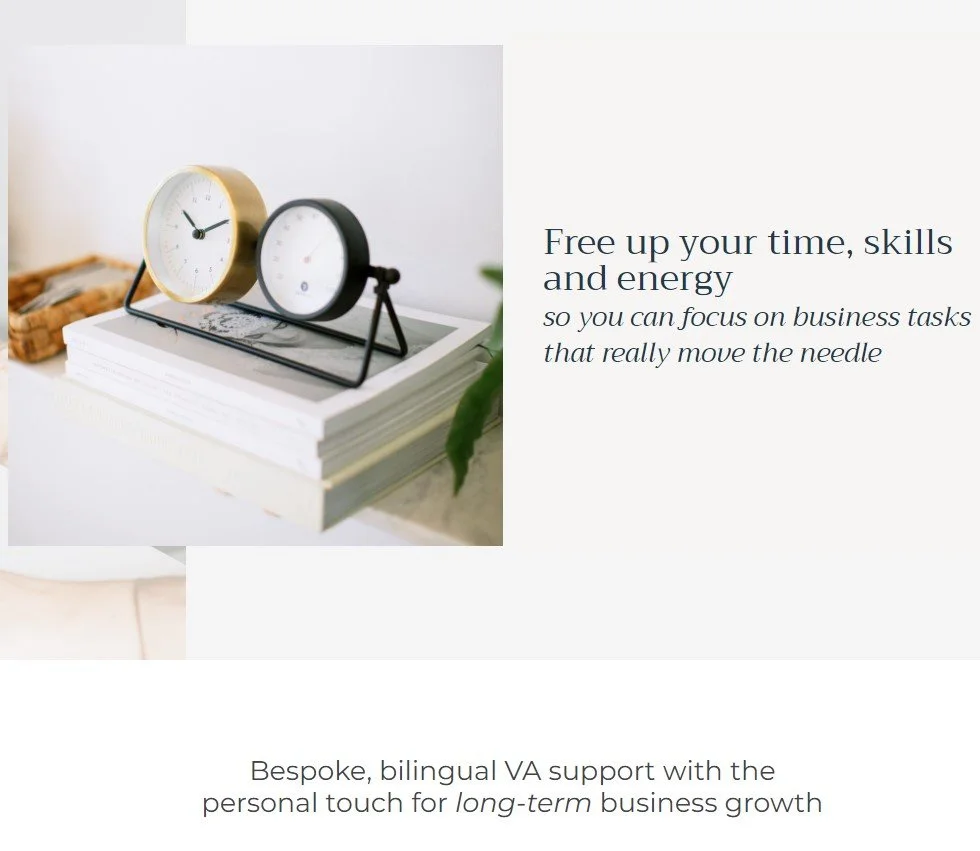 Two modern clocks, one yellow and one black, sit on a stack of white books on a desk, with a green plant and a woven basket in the background.