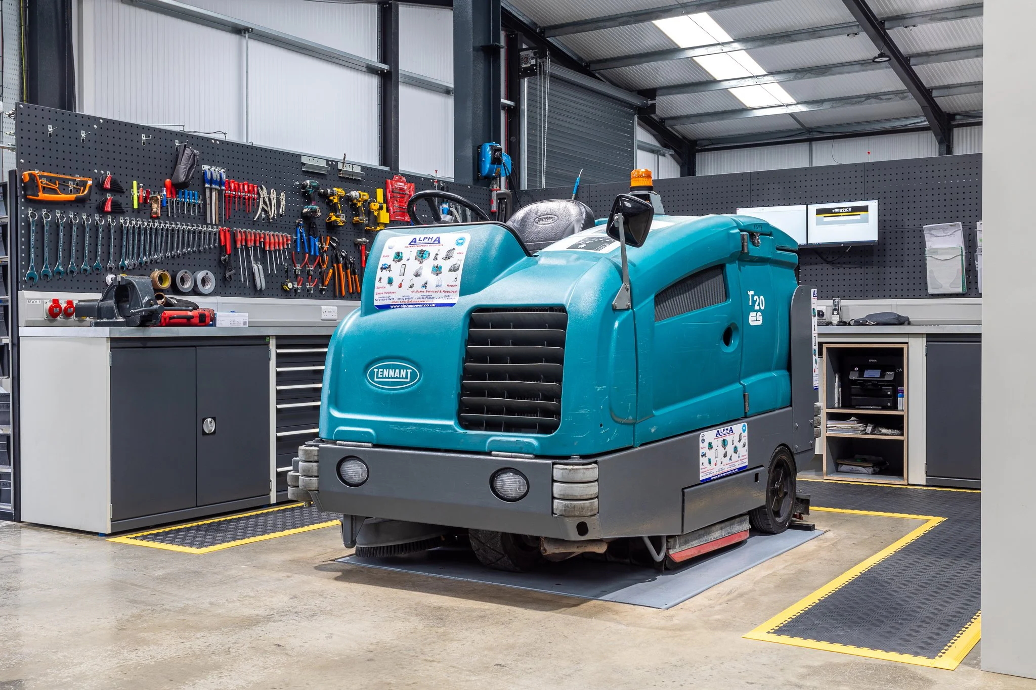 Servicing & Maintenance Space for Alpha Power Cleaners