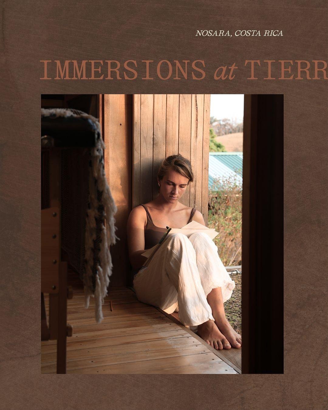 Immersions at Tierramor 🌞🌿🌀 (ESPA&Ntilde;OL ABAJO) Beginning this November, you can experience Tierramor through short term stays designed to inspire, connect and nourish. Stay mountain-side and enjoy a gentle rhythm of daily yoga and meditation, 