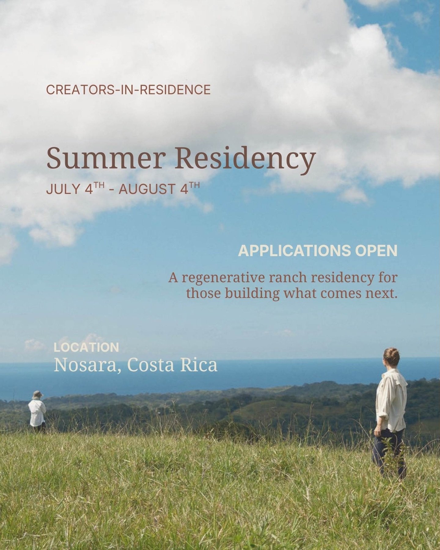 (ESPA&Ntilde;OL ABAJO) What happens when the right people share the same ground?

This July, we find out. Four years building a living prototype on 800 acres in Nosara, Costa Rica: regenerative living, land stewardship, food systems and biophilic des