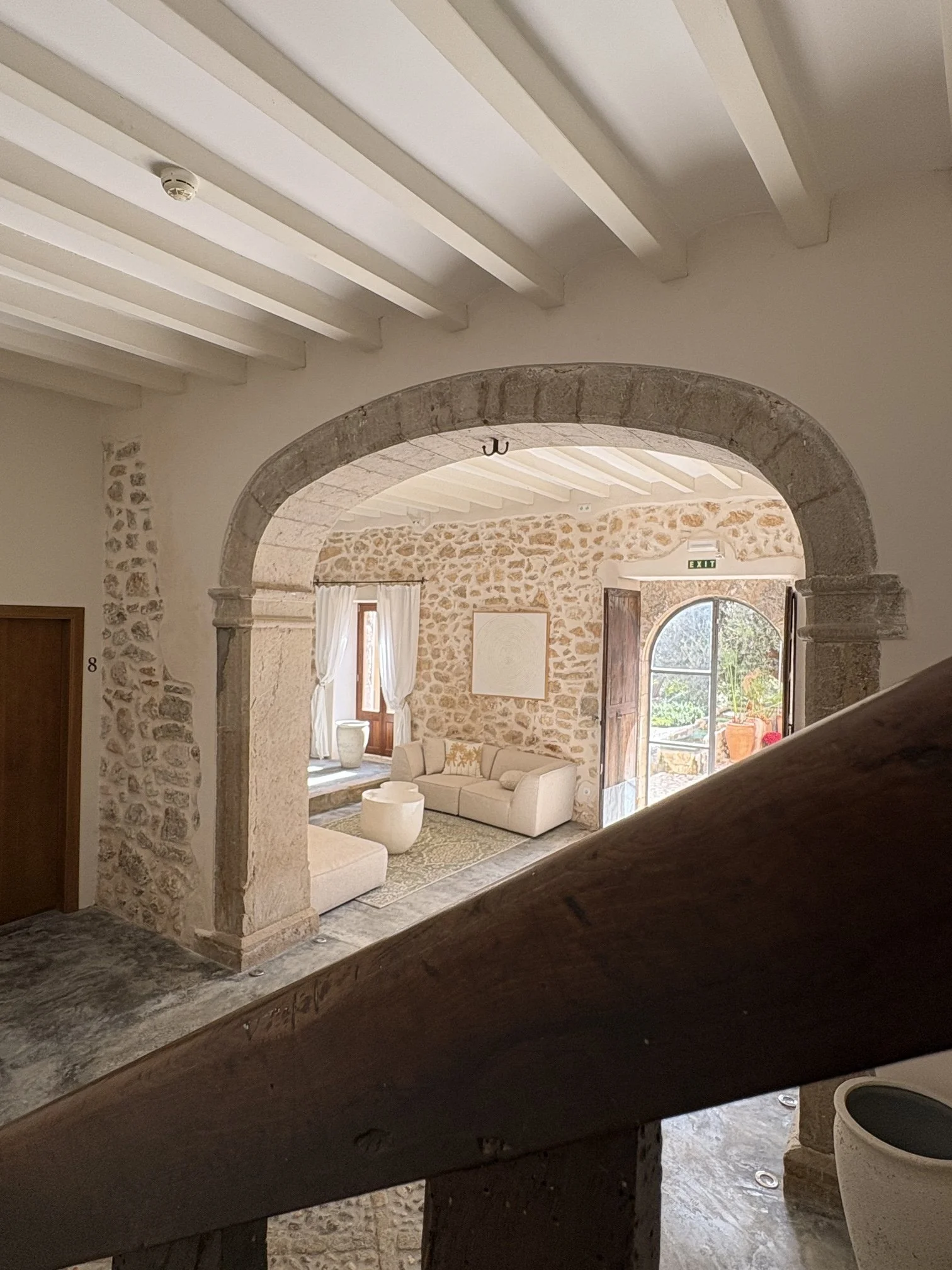 View from Staircase to living room