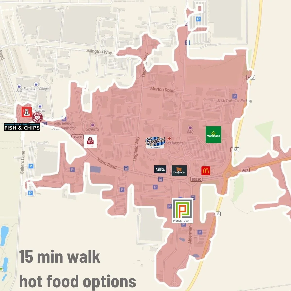 What are the lunch options at Pioneer Court