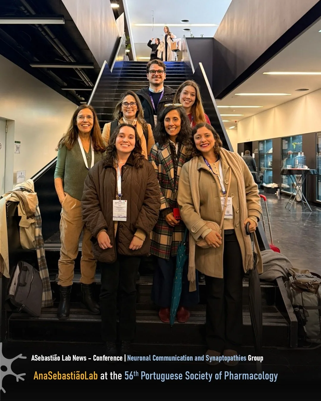 [February 4th-6th 2026]
💊 We were delighted to take part in the 56th Meeting of @spfarmacologia, held @faculdade_farmacia_uc in Coimbra. It was a fantastic opportunity to share our latest research and connect with colleagues across the pharmacology 