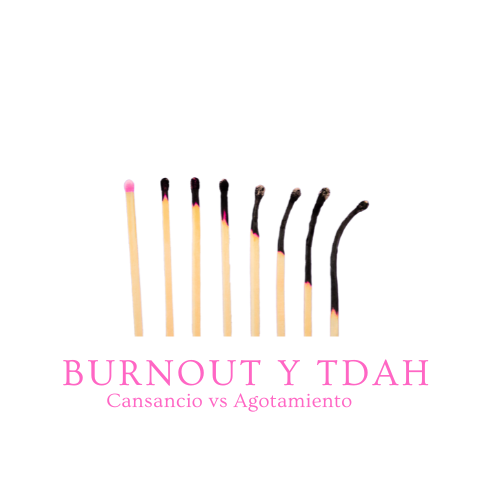 Burnout en adultos con TDAH: cansancio vs agotamiento.