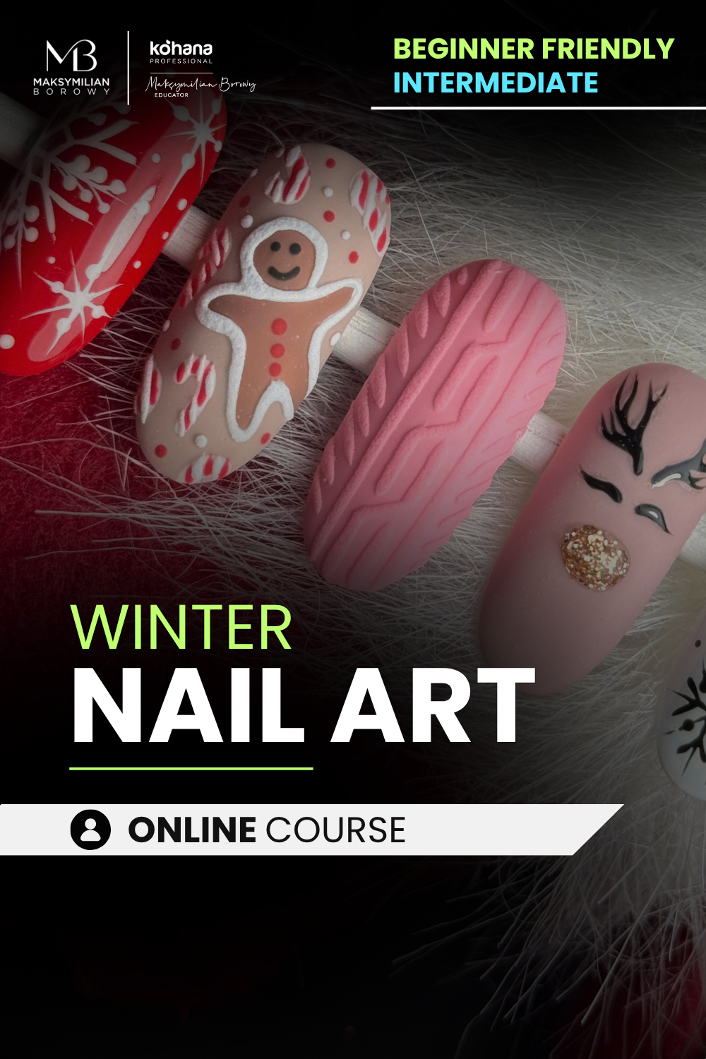 Winter Nail Art Online Course