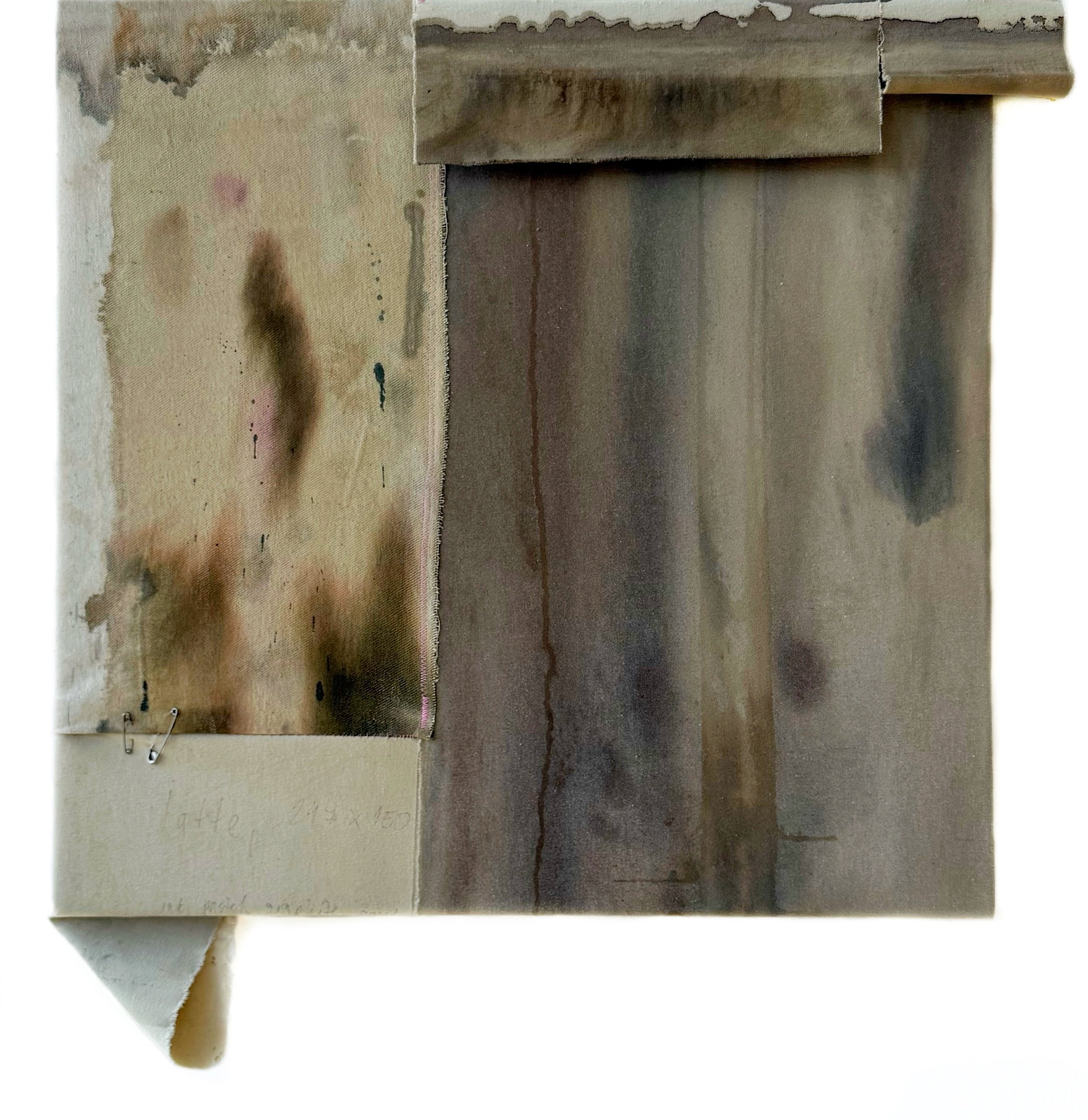 A close-up view of the edge of a piece of paper with handwritten notes, revealing part of the text.”}}\}]}close-door=Yes.]
